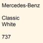 Preview: Mercedes-Benz, Classic White, 737.